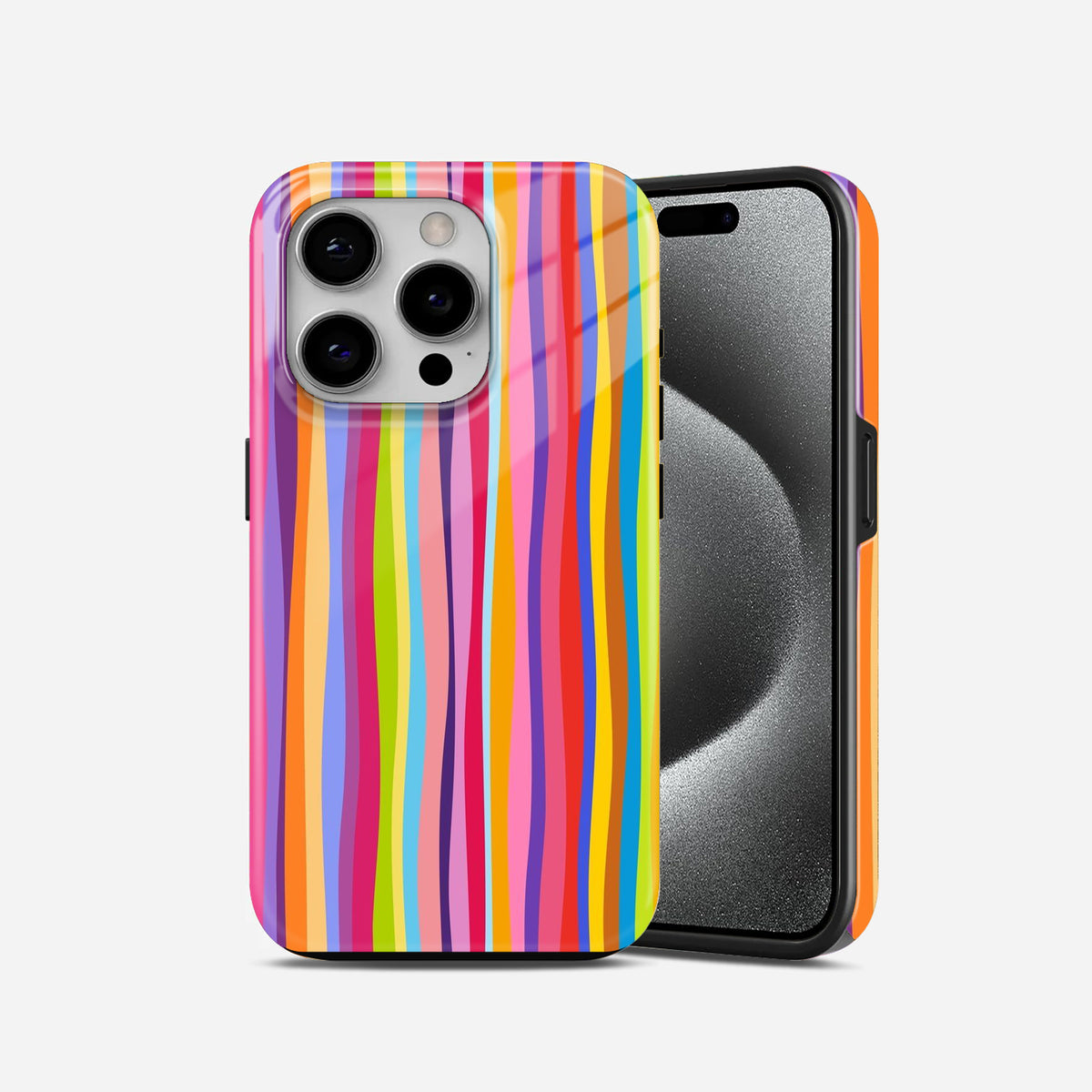 Rainbow Multicolor Stripe Phone Case