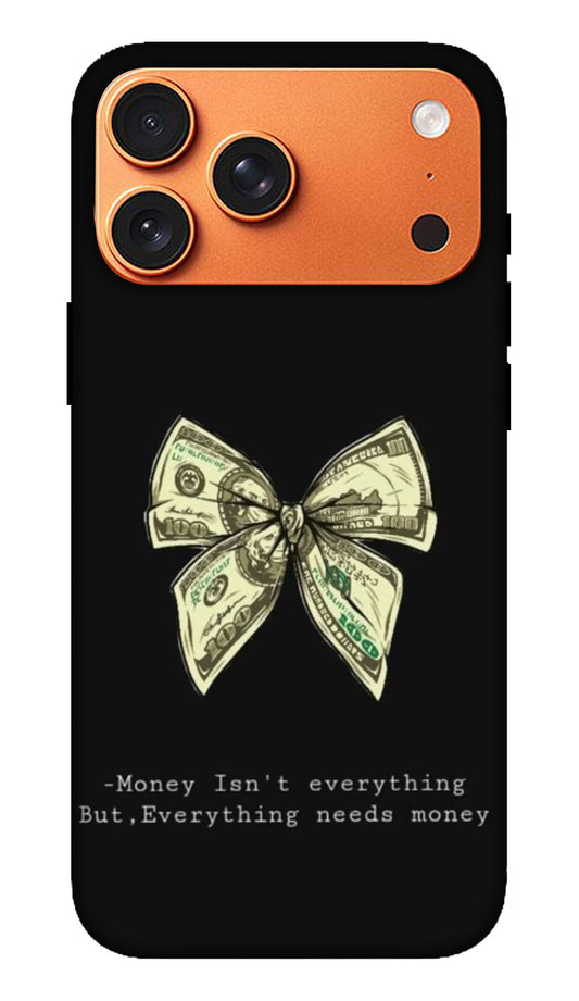 Black Gold Bow Quote Hard Matte Phone Case