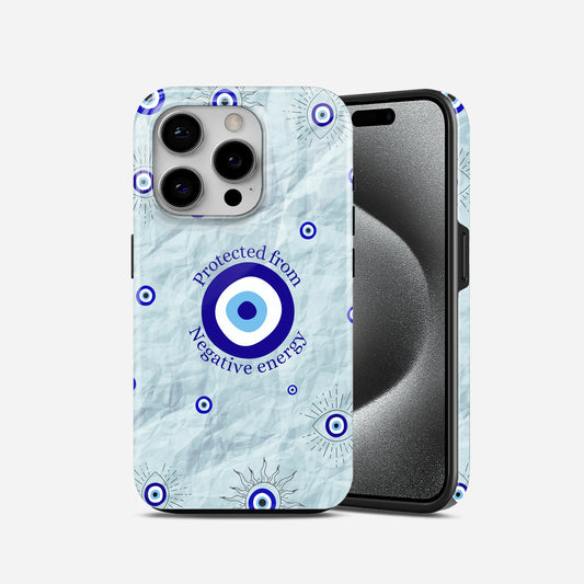 Minimal Blue Quote Typography Phone Case