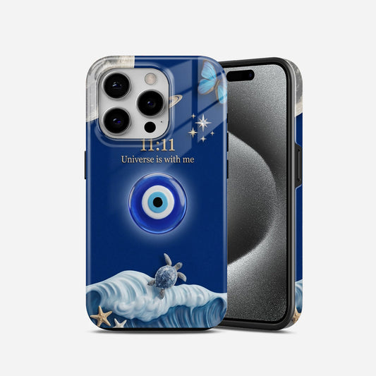 Blue Ocean Wave Circle Phone Case