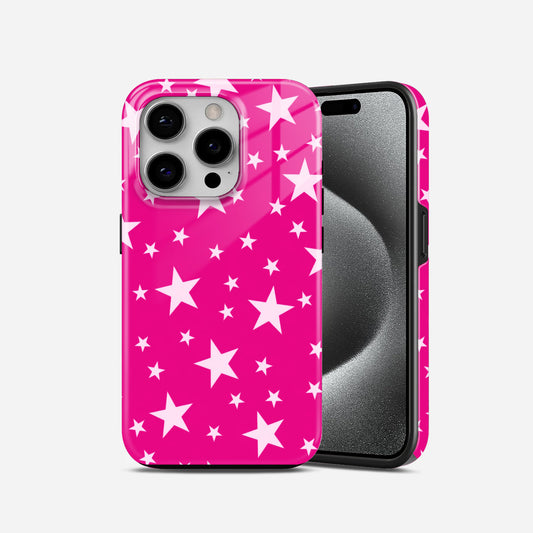 Hot Pink Starburst Phone Case