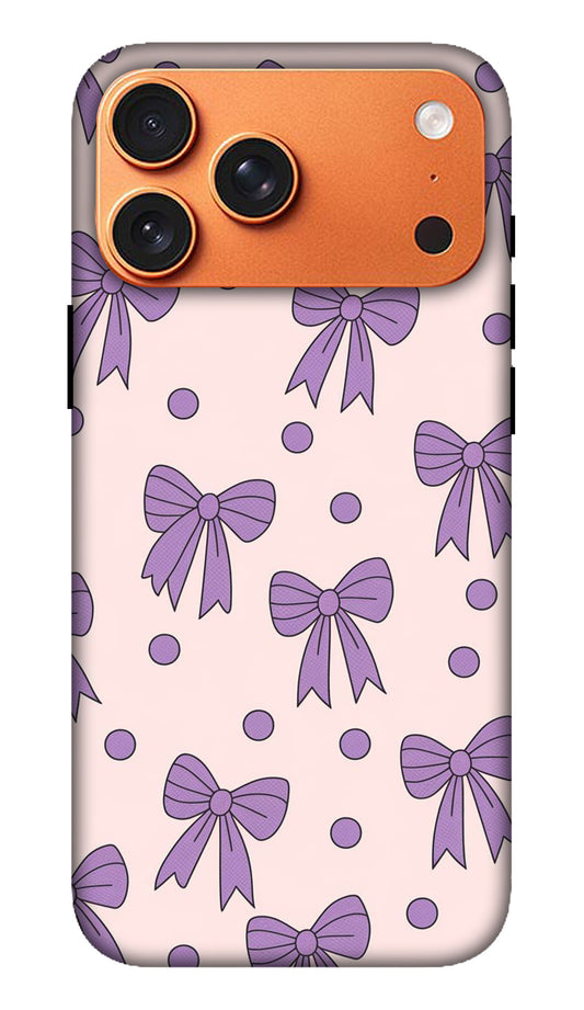 Lavender Butterfly Pattern Hard Matte Phone Case