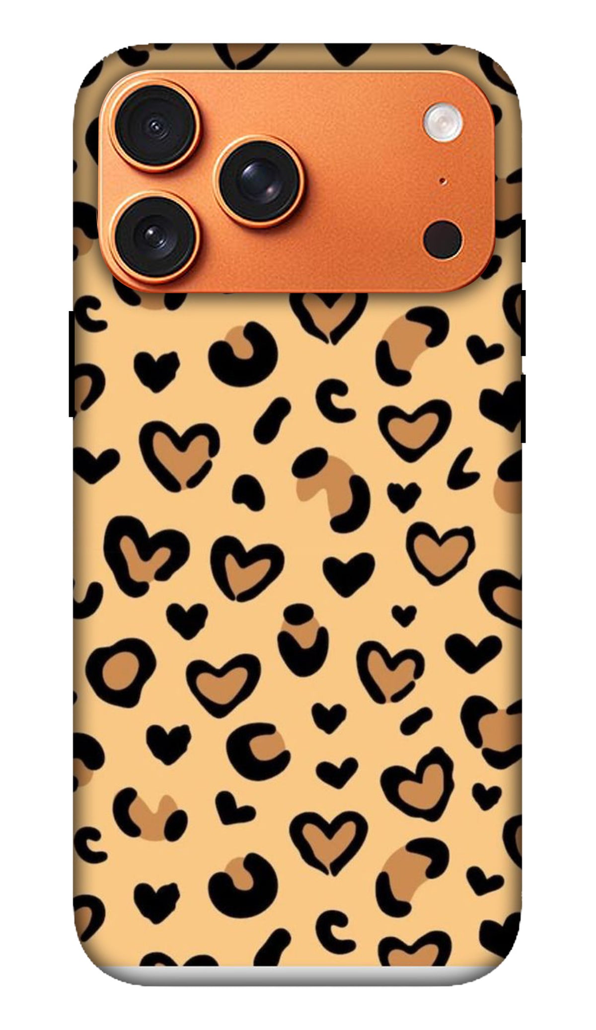Leopard Print Pattern Hard Matte Phone Case