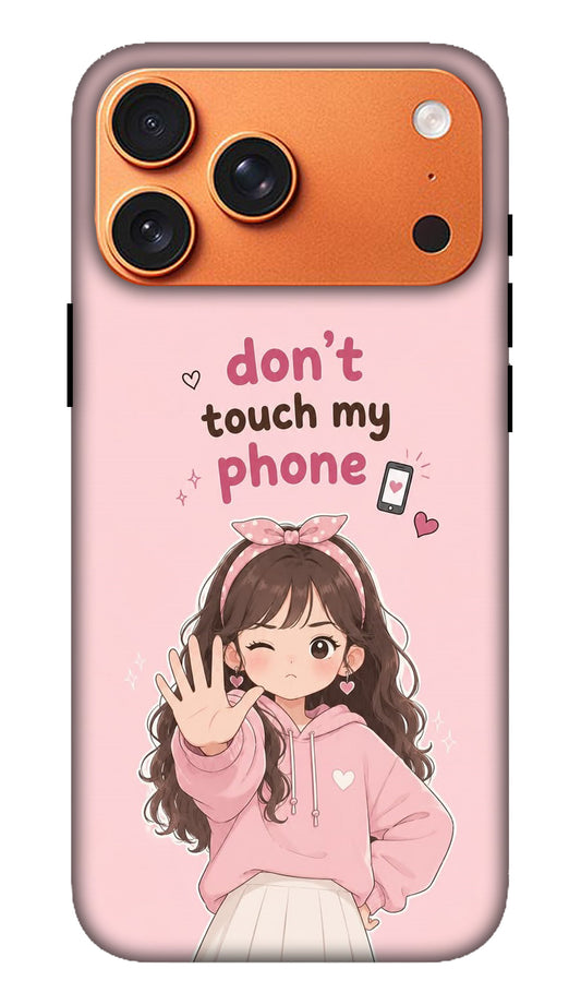Pink Cute Girl Quote Hard Matte Phone Case