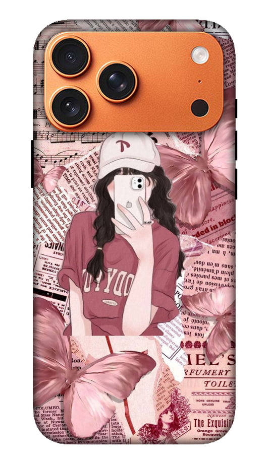 Pink Fashion Collage Hard Matte Phone Case
