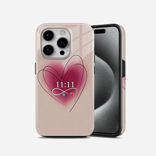Pink Heart Love Aesthetic Phone Case