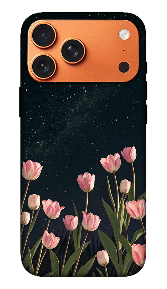 Pink Tulip Garden Floral Phone Case